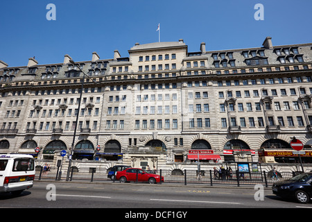 Chiltern Court Luxuswohnungen über Baker street Tube Station und Marylebone Road London England UK Stockfoto