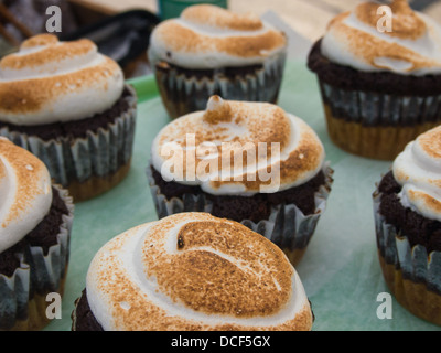 S' more Cupcakes Stockfoto