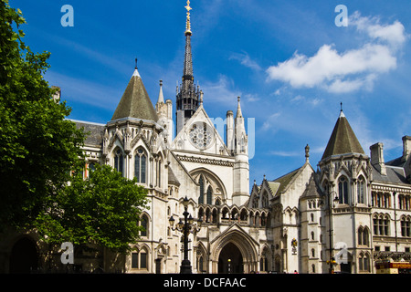 Die Königliche Gerichtshöfe auf dem Strand, London Stockfoto