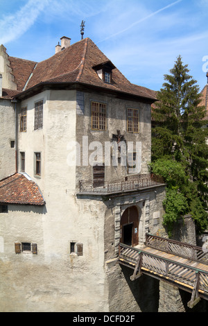 Burg Meersburg, Bodensee District, Baden-Württemberg, Deutschland, Europa Stockfoto