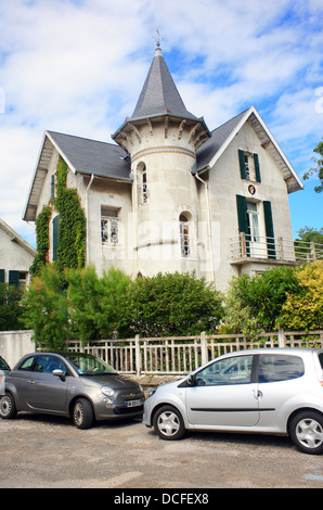 Haus auf der Rue du Chateau Le Crotoy, Somme, Picardie, Frankreich Stockfoto