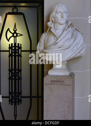 Büste des 1. Konsul Bonaparte, Musée De La Légion d ' Honneur et des Ordres de Chevalerie Stockfoto