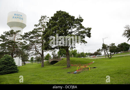 6 Juni 2013 Rock Rapids Iowa Usa Die Erste Stahlbeton