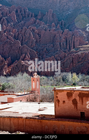 Felsformationen im Dades Tal, Marokko Stockfoto