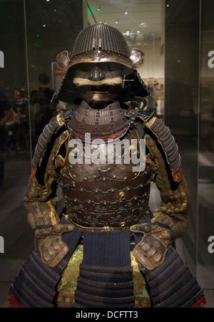 Samurai Ausstellung am Museum der bildenden Künste Boston MA Stockfoto