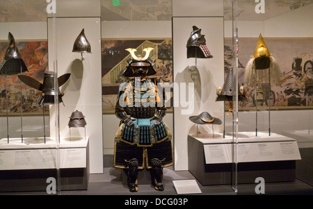 Samurai Ausstellung am Museum der bildenden Künste Boston MA Stockfoto