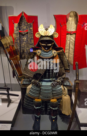 Samurai Ausstellung am Museum der bildenden Künste Boston MA Stockfoto