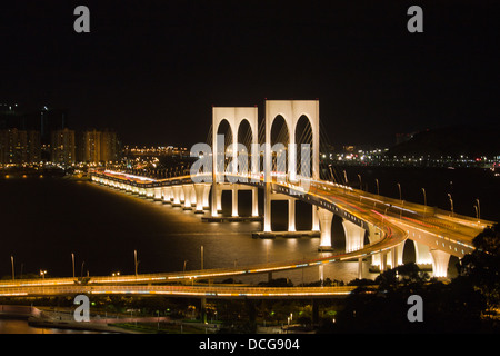 Macau, Sai Wan Brücke Ponte de Sai Van Stockfoto