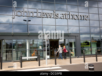 John Lewis zu Hause lagern Eingang Ipswich, Suffolk, England Stockfoto