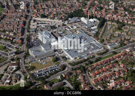 Luftaufnahme von Barnsley Hospital NHS Foundation Trust Stockfoto