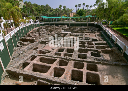 Punische-Roman Fisch salzen Fabrik, Almuñecar, Provinz Granada, Region von Andalusien, Spanien, Europa Stockfoto