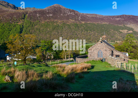 St. Jakobskirche in Buttermere, Nationalpark Lake District, Cumbria, England, UK, Europa. Stockfoto