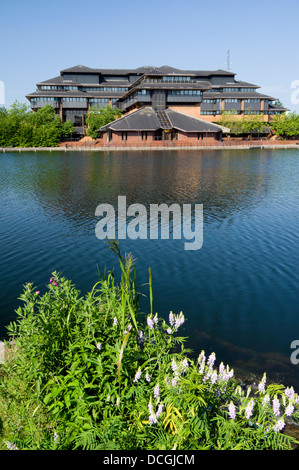 Cardiff County Council Hall, Atlantic Wharf, Cardiff, Südwales, UK. Stockfoto