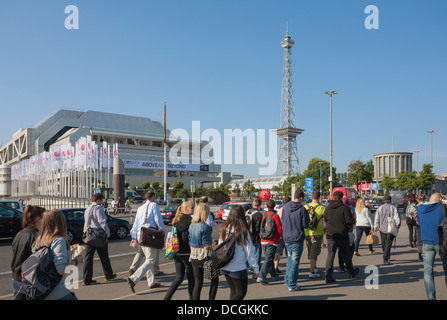 ICC und Funkturm während der Messe IFA Messe Funkausstellung, Berlin Stockfoto