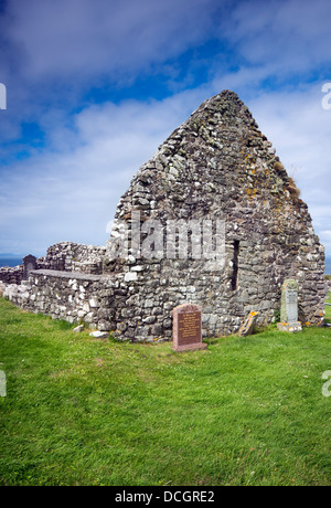 Die Ruinen der Trumpan Kirche, Waternish, Isle Of Skye, Schottland Stockfoto