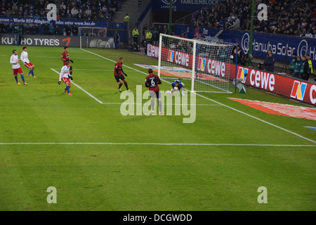 Die Spieler Kevin Trapp von der Frankfurter Fußball-Club Eintracht Stockfoto