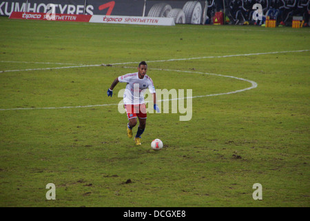 Die Fußball-Spieler Dennis Aogo vom Hamburger Sportverein HSV Hamburg-team Stockfoto