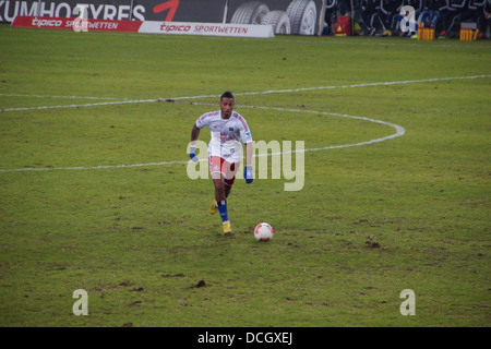 Die Fußball-Spieler Dennis Aogo vom Hamburger Sportverein HSV Hamburg-team Stockfoto