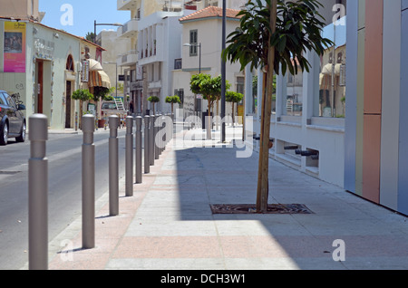 Straße in Limassol, Zypern Stockfoto