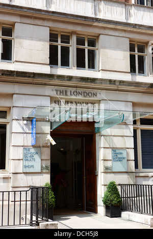 Die London Silver Vaults England UK Stockfoto