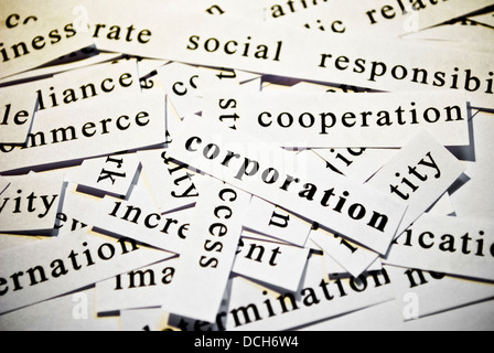 Microsoft Corporation. Konzept der ausgeschnittenen Wörter im Zusammenhang mit der Geschäftstätigkeit Stockfoto