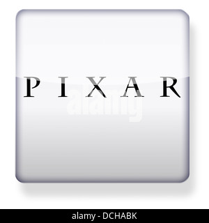 Pixar Animation Studios Logo als ein app-Symbol. Clipping-Pfad enthalten. Stockfoto