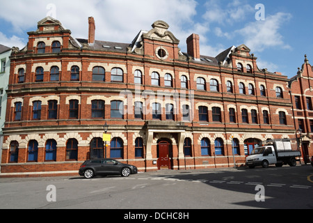 Gloucester Chambers Studentenunterkunft im Swansea Maritime Viertel. Wales UK Sanierung, Umnutzung des Gebäudes Red Brick Stockfoto