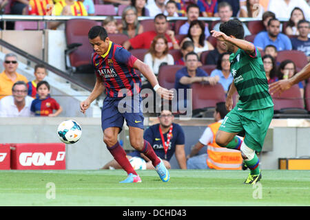 Barcelona, Spanien. 18. August 2013. Alexis während der spanischen La Liga-Spiel zwischen Barcelona und Levante aus dem Nou Camp Stadion. Bildnachweis: Aktion Plus Sport/Alamy Live-Nachrichten Stockfoto