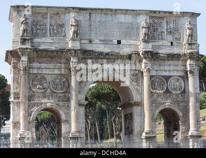 Der Bogen von Constantine, Rom, Italien Stockfoto