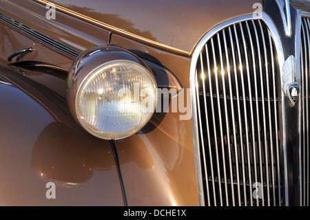 1937 Plymouth P4 Sedan, Autoausstellung in Boise, Idaho Stockfoto