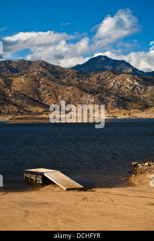 Niedrigem Wasserstand in Kern County, Kalifornien Stockfoto