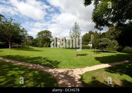 Dorfplatz, Blaise Hamlet, Henbury, Bristol, England, UK. Stockfoto