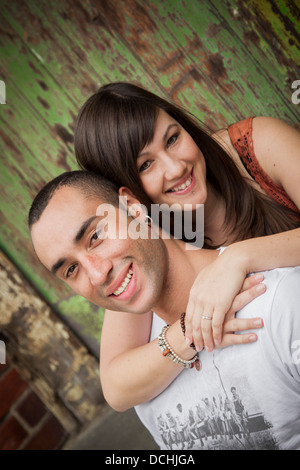 Romantisches Brautpaar Stockfoto