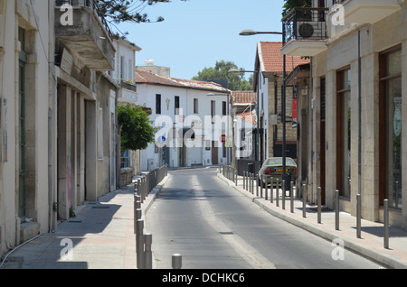 Straße in Limassol, Zypern Stockfoto