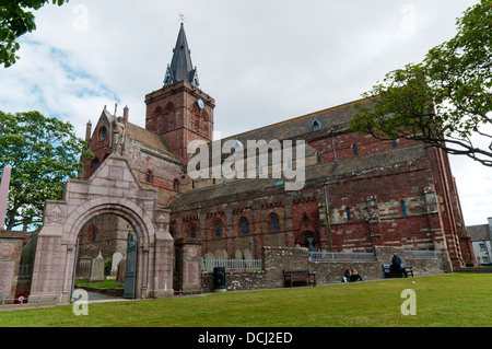 St. Magnus Kathedrale, Kirkwall, Orkney Stockfoto