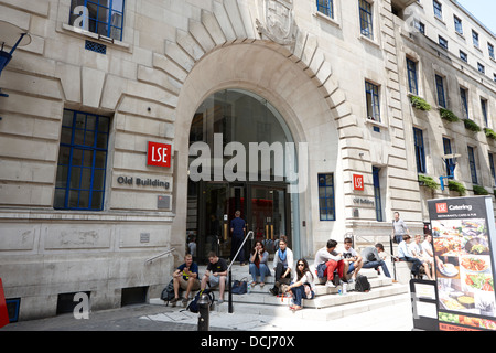 London School of Economics LSE alte Gebäude London England Großbritannien Stockfoto