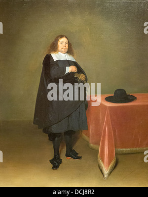 17. Jahrhundert - Jan van Duren - Gerard Ter Borch (1660) - Metropolitan Museum of Art - New York Öl auf Leinwand Stockfoto