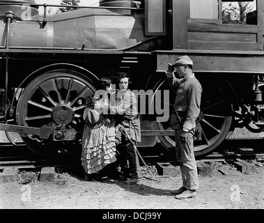 DER GENERAL - Buster Keaton Produktionen 1927 Stockfoto