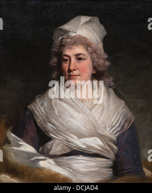 18. Jahrhundert - Mlle Richard Bache (Sarah Franklin) - John Hoppner (1793) - Metropolitan Museum of Art - New York Öl auf Leinwand Stockfoto