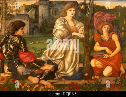 19. Jahrhundert - The Love Song, 1868 - Sir Edward Burne-Jones Philippe Sauvan-Magnet / aktive Museum Stockfoto