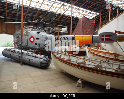 M-070 - Dänemark - Navy Sud Aviation SA-316 Alouette III Pic-002 Stockfoto