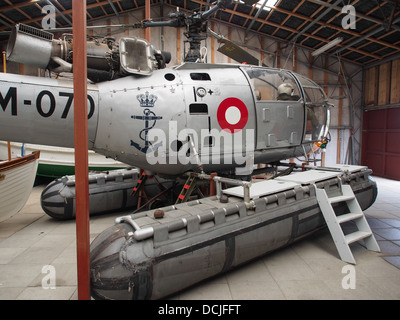 M-070 - Dänemark - Navy Sud Aviation SA-316 Alouette III Pic-006 Stockfoto