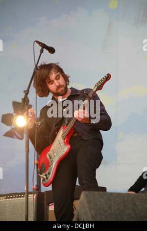Die Impfstoffe auf der Pyramide Bühne, Glastonbury Festival 2013, Somerset, England, Vereinigtes Königreich. Stockfoto