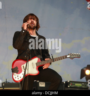 Die Impfstoffe auf der Pyramide Bühne, Glastonbury Festival 2013, Somerset, England, Vereinigtes Königreich. Stockfoto