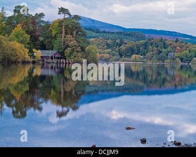 Frühen Morgenlicht über Derwentwater, Cumbria, UK Stockfoto