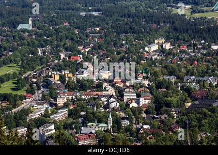 Zakopane, Stadtzentrum Stockfoto