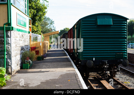 Neue Somerset und Dorset Bahnhof, Midsomer Norton Stockfoto