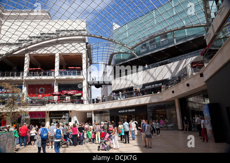 Im Einkaufszentrum Cabot Circus, City of Bristol, England, Großbritannien Stockfoto