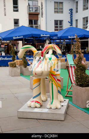 Lancelot Gromit von Gromit entfesselt, eine Spur von 80 Gromit Werken der Kunst in Bristol für 10 Wochen. Stockfoto