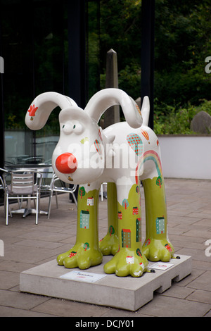 Gromit Unleashed, eine Spur von 80 Gromit Kunstwerke in Bristol für 10 Wochen. Stockfoto